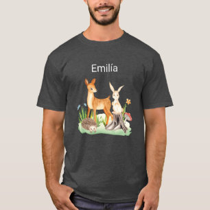 Tier Kaninchen Igel Emila Familie T-Shirt