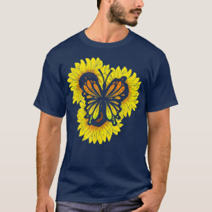 Tier Lover Hippie Sunflower Entomology Insect Bu T-Shirt