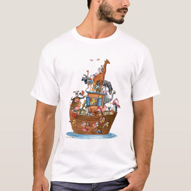 Tier-Noahs Arche - T - Shirt (Vorderseite)