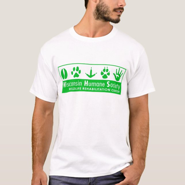 Tier-Rehabilitationszentrum-Logo T-Shirt (Vorderseite)