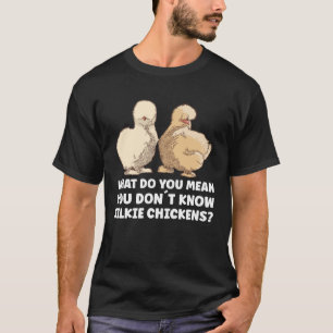 Tier Seidenhuhn Henne Chinesisches Seidenhuhn T-Shirt