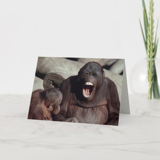 Tier-Set - Primate 1 Karte (Vorderseite)