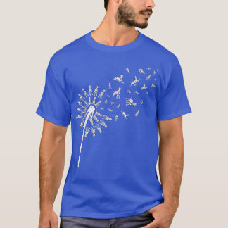 Tier Tier Tier Hund Lover Dandelion Dog Owner Da T-Shirt
