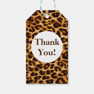 Tier, Tierdruck, Leopard , danke Geschenktag Geschenkanhänger