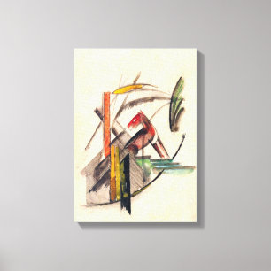 Tier von Franz Marc, Vintage-Expressionismus-Kunst Leinwanddruck