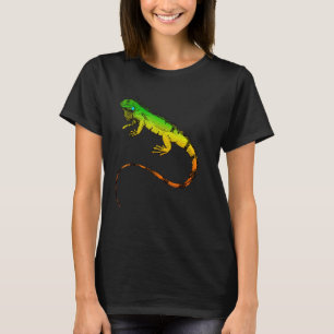Tier Wildnis Natur Reptil Echse Iguana 5 T-Shirt