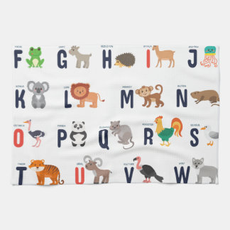 TierABCs - Alphabet Küchentuch