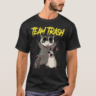 Tierabfallteam Mülleimer Opossum Raccoon Rat T-Shirt