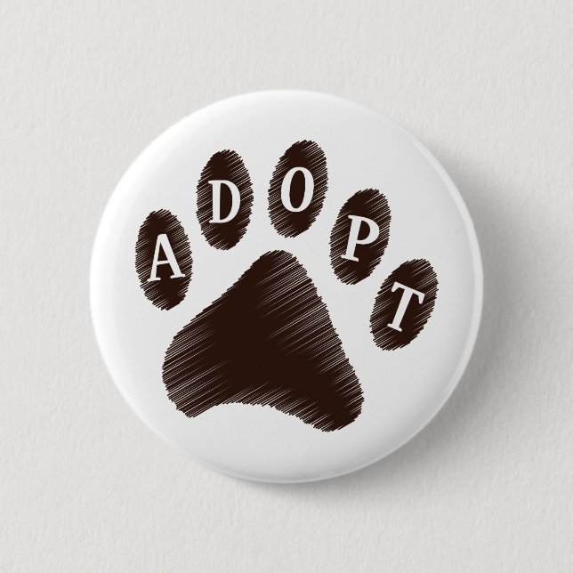 TierAdoption Button (Vorderseite)