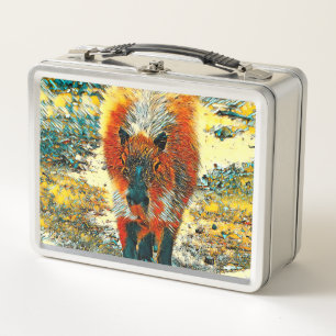 TierArt_Capybara_002 Metall Brotdose