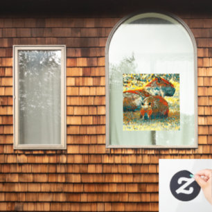 TierArt_Capybara_004 Fensteraufkleber