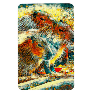 TierArt_Capybara_005 Magnet