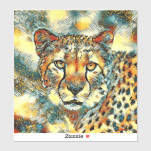 TierArt_Cheetah_004 Aufkleber