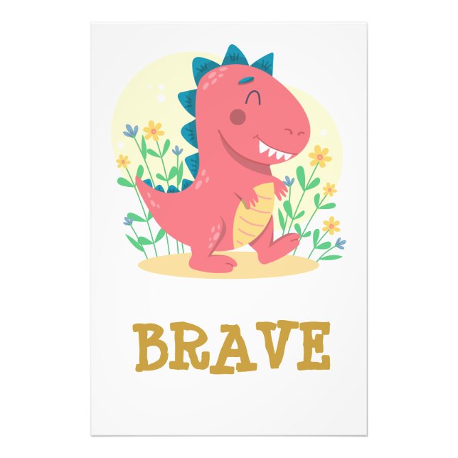Tierart Dinosaurier individuell anpassbar & zum Do Fotodruck (Vorne)