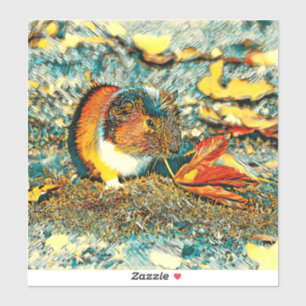 TierArt_GuineaPig_001 Aufkleber