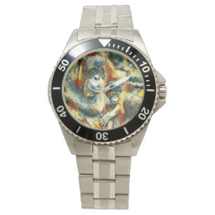 TierArt_OrangUtan_015 Armbanduhr