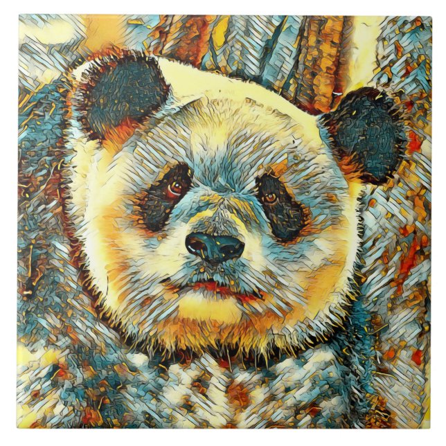 TierArt_Panda_014 Fliese (Vorderseite)