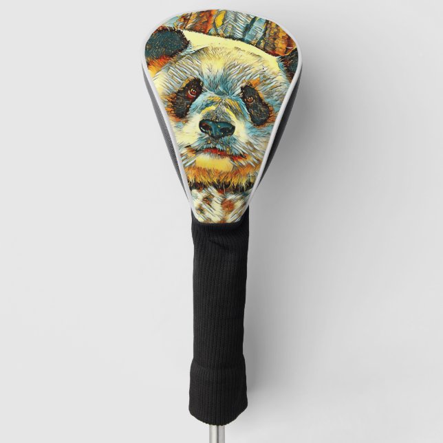 TierArt_Panda_014 Golf Headcover (Vorderseite)