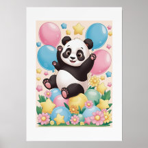 Tierart | Panda | Wall Art | druckbar