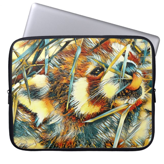 TierArt_RedPanda_003 Laptopschutzhülle (Vorderseite)
