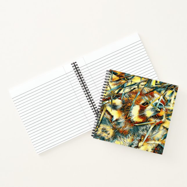TierArt_RedPanda_003 Notizbuch (Innenseite)