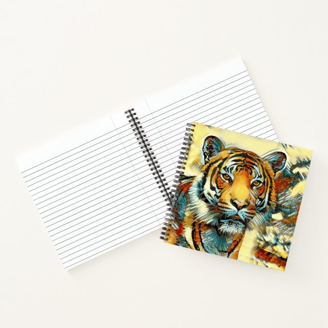 TierArt_Tiger_004 Notizbuch (Innenseite)