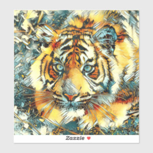 TierArt_Tiger_006 Aufkleber