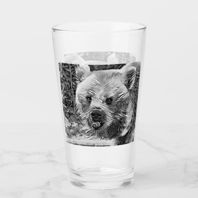 TierArtBW_Bear_001 Glas (Vorderseite)