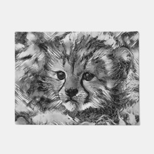 TierArtBW_Cheetah_001 Fußmatte