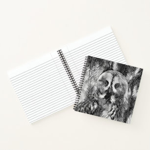 TierArtBW_Owl_001 Notizbuch