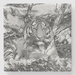 TierArtBW_Tiger_001 Steinuntersetzer