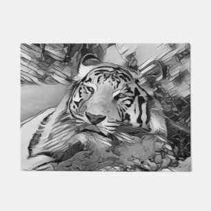 TierArtBW_Tiger_002 Fußmatte