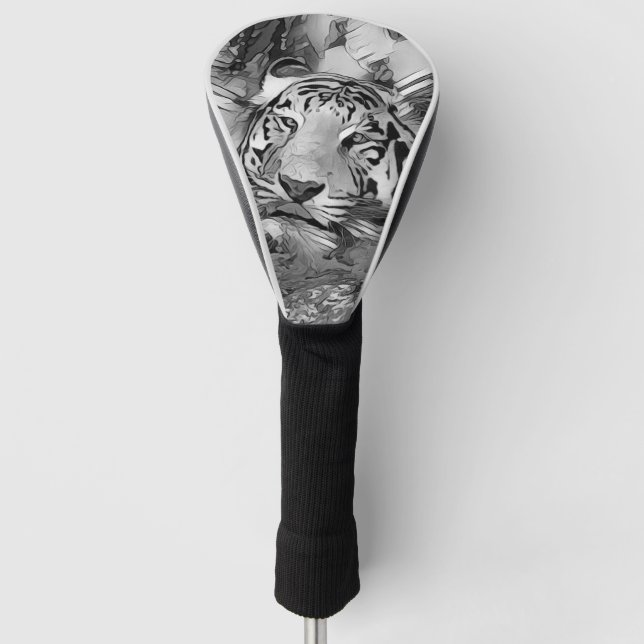 TierArtBW_Tiger_002 Golf Headcover (Vorderseite)