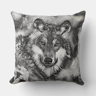 TierArtBW_Wolf_001 Kissen