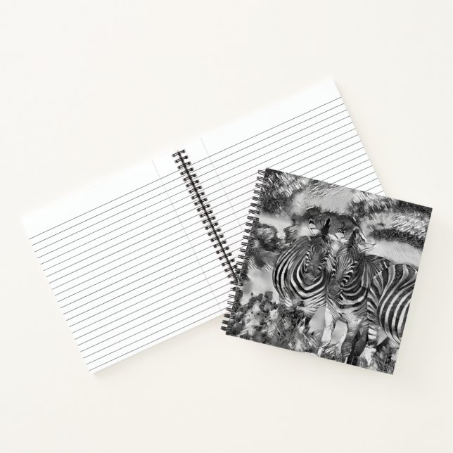 TierArtBW_Zebra_012 Notizbuch (Innenseite)
