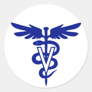 Tierarzneimittel 4 runder aufkleber