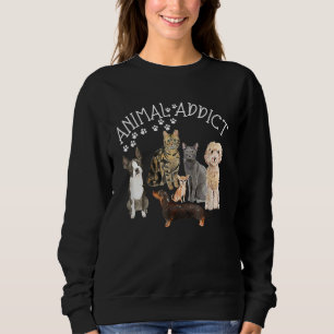 Tierarzneimittel Hunde Katzen Paws Prints Poodle 1 Sweatshirt