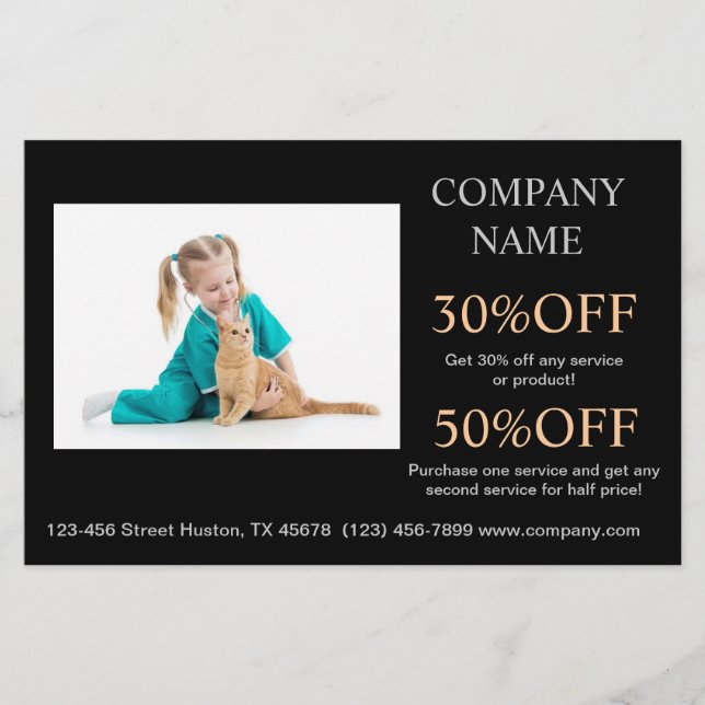 Tierarzt der Krankenschwester Flyer (Vorne)