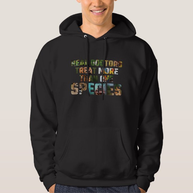 Tierarzt für Tierschutz Hoodie (Vorderseite)
