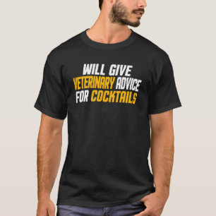Tierarzt gibt tierärztliche Beratung für das Cockt T-Shirt