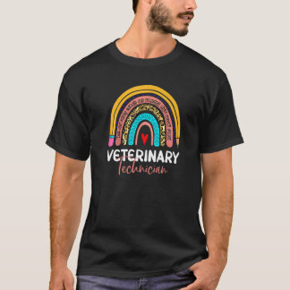 Tierarzt Leopard Rainbow Healthcare D T-Shirt