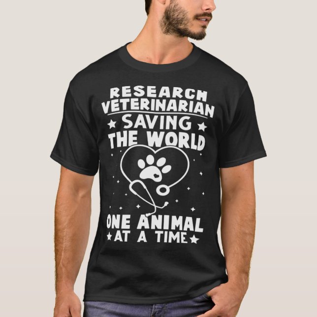 Tierarzt Rette das Weltier bei T T-Shirt (Vorderseite)
