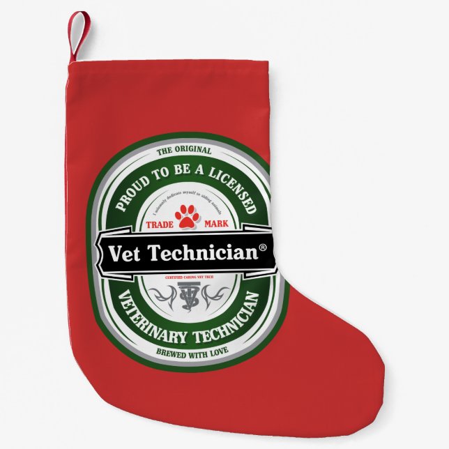 Tierarzt Tech-Strumpf Kleiner Weihnachtsstrumpf (Vorderseite)