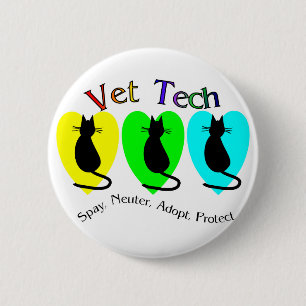 Tierarzt-Technologie, einzigartige Geschenke für Button