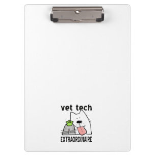 Tierarzt-Technologie Extraordinaire Klemmbrett