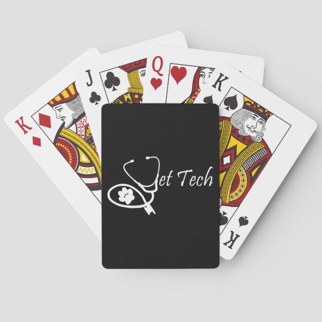 TIERARZT-TECHNOLOGIE-KARTEN SPIELKARTEN (Rückseite)