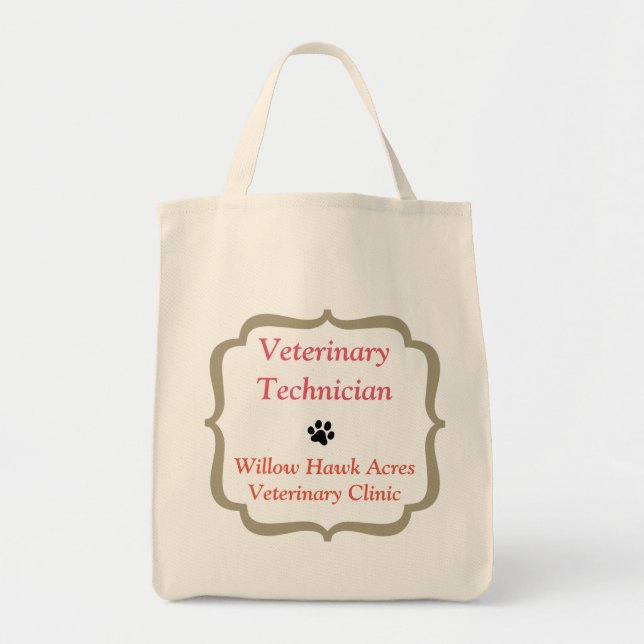 Tierarzt-Technologie/Klinik-TAN Klammer-Schwarzer Tragetasche (Vorne)