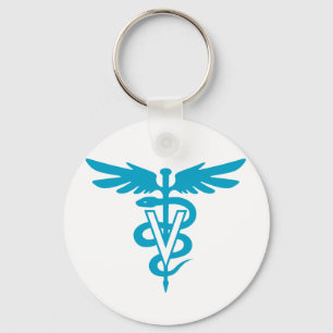 Tierarzt-Technologie - Veterinärsymbol Schlüsselanhänger