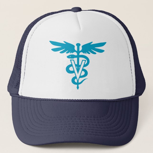 Tierarzt-Technologie - Veterinärsymbol Truckerkappe (Vorderseite)