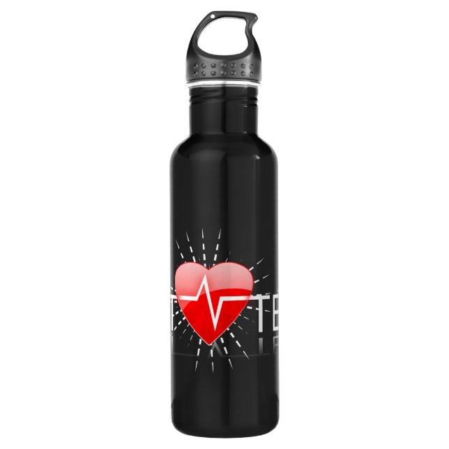 Tierarzt-Technologiealuminium Trinkflasche (Vorderseite)